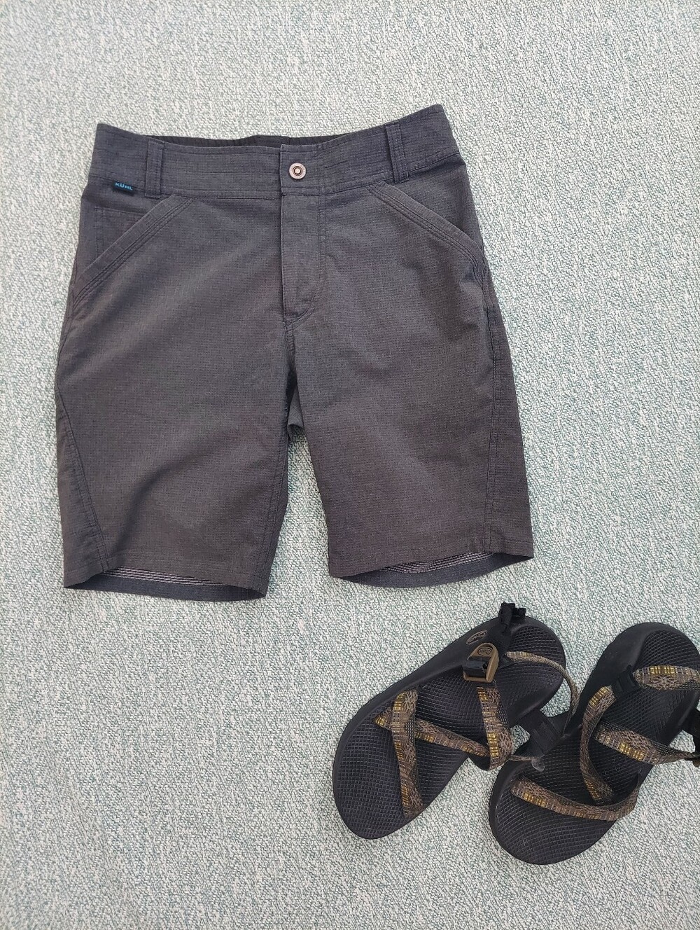Kuhl Men's Dark Charcoal Flat-Front Shorts